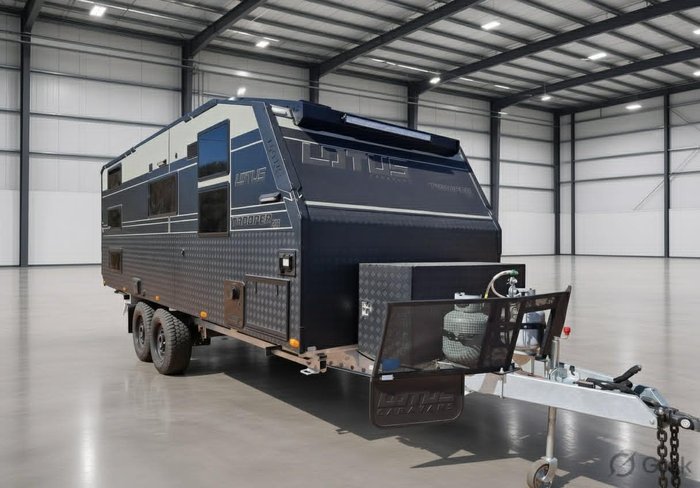 2025 Lotus Caravans Trooper Tr21t Triple Bunk Layout