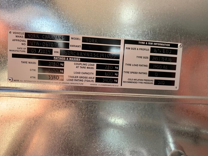 2025 York Toronto All Terrain