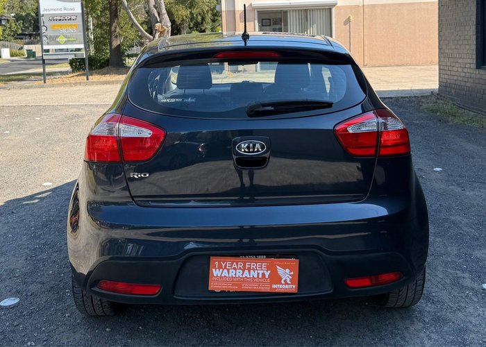 2012 Kia Rio S UB MY12 Deep Blue