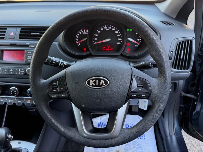 2012 Kia Rio S UB MY12 Deep Blue