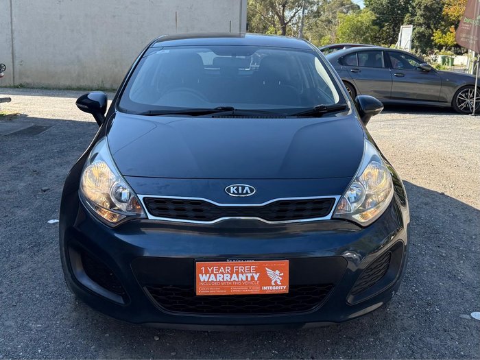 2012 Kia Rio S UB MY12 Deep Blue
