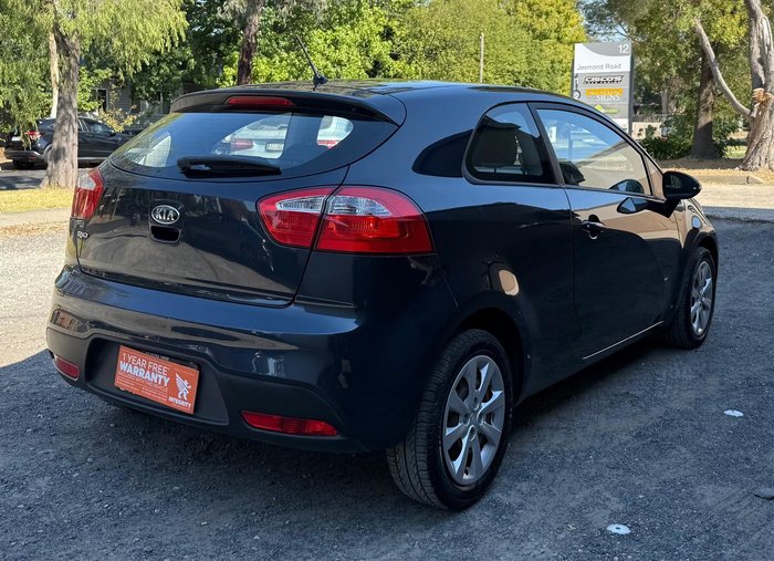 2012 Kia Rio S UB MY12 Deep Blue
