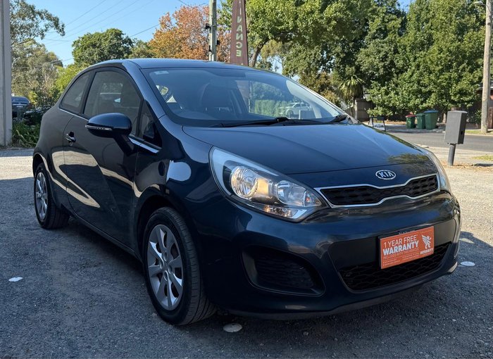 2012 Kia Rio S UB MY12 Deep Blue