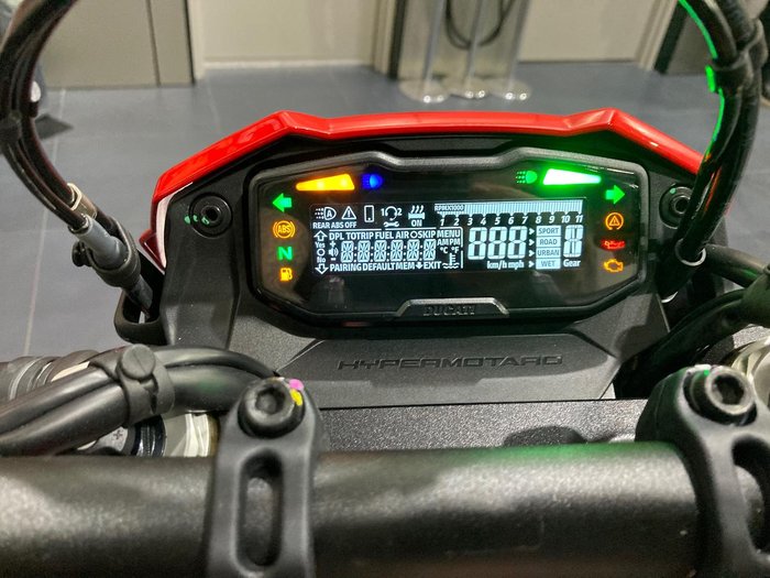 2025 Ducati Hypermotard 698 Mono Hypermotard Red