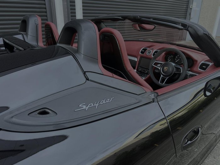 2016 Porsche Boxster Spyder