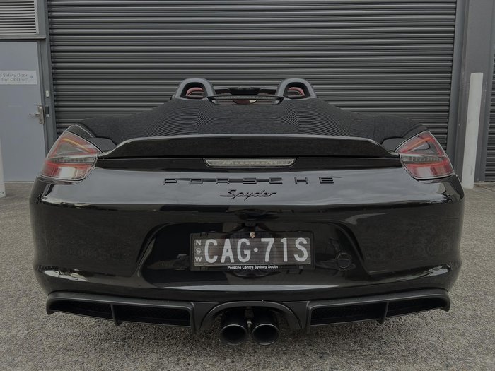 2016 Porsche Boxster Spyder