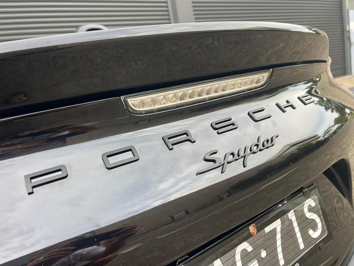 2016 Porsche Boxster Spyder