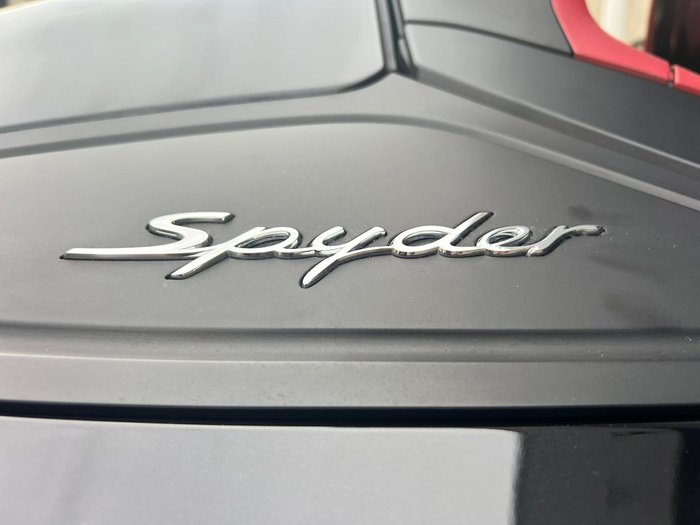 2016 Porsche Boxster Spyder