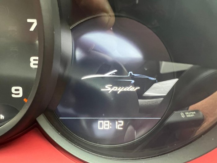 2016 Porsche Boxster Spyder