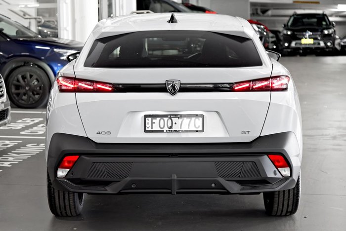 2024 Peugeot 408 GT Premium Hybrid P54 MY25 Okenite White