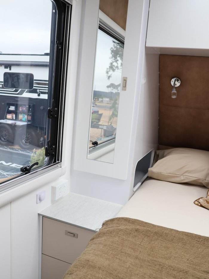 2025 Wonderland RV Rear Club Lounge Layout With Centre Bathroom