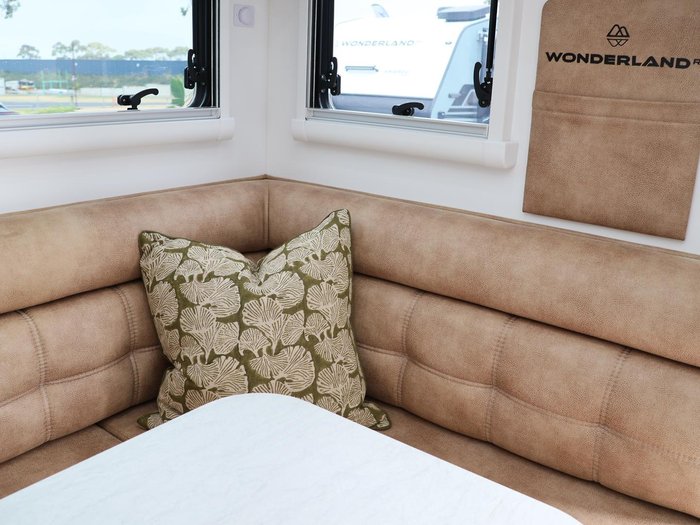 2025 Wonderland RV Rear Club Lounge Layout With Centre Bathroom