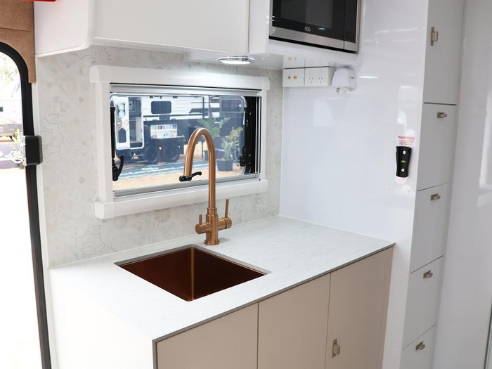 2025 Wonderland RV Rear Club Lounge Layout With Centre Bathroom