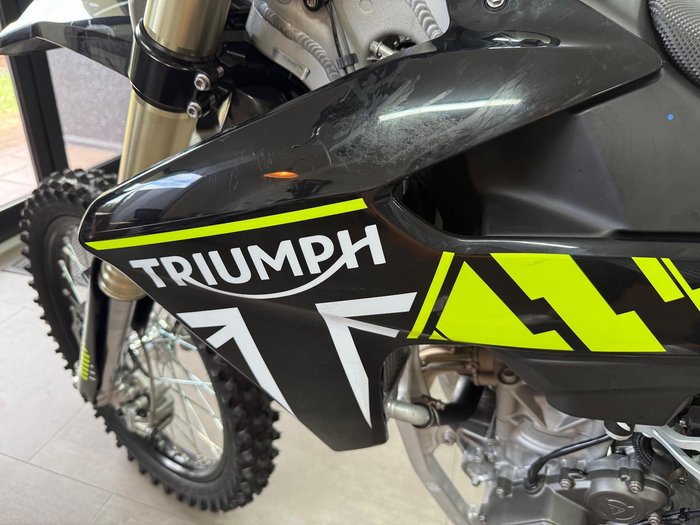 2024 Triumph TF 250-X Off Road White