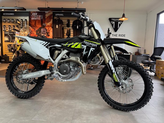 2024 Triumph TF 250-X Off Road White