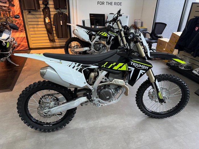 2024 Triumph TF 250-X Off Road White