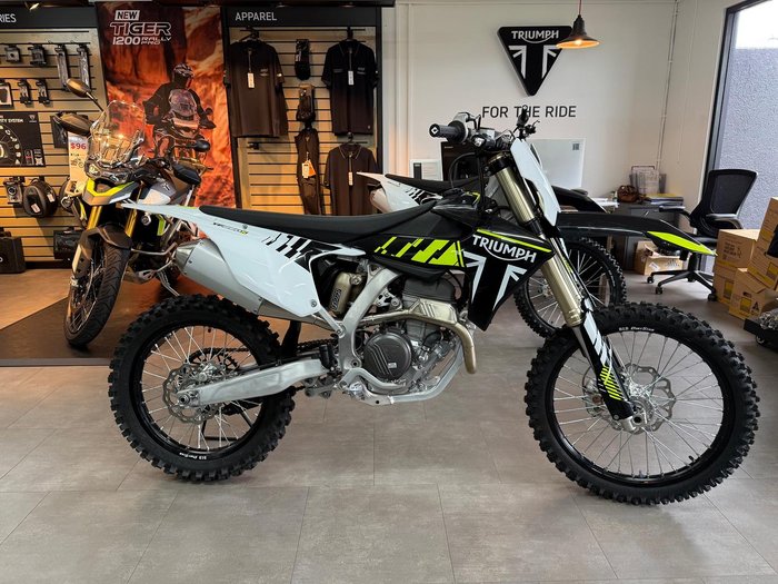2024 Triumph TF 250-X Off Road White