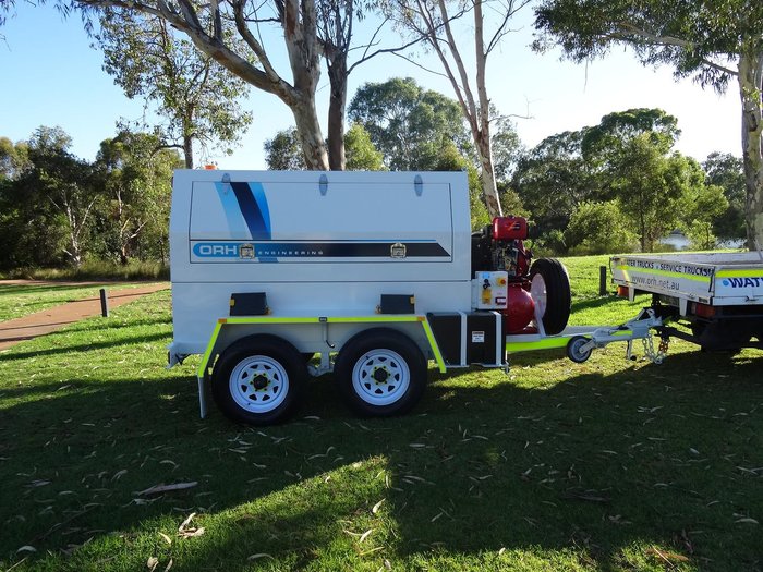 2024 ORH Service Trailer White