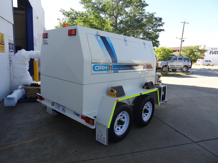 2024 ORH Service Trailer White