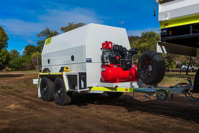 2024 ORH Service Trailer White