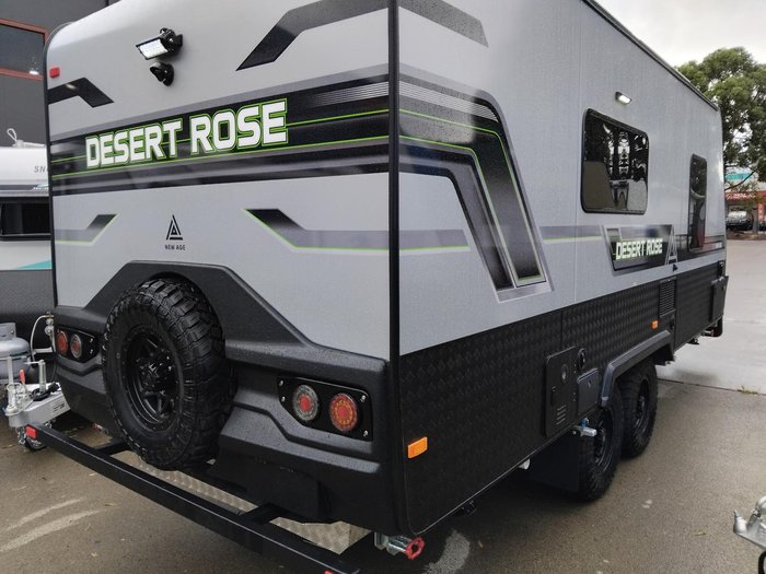 2025 New Age Caravans Dr18e Desert Rose Full Off Road Couples Van