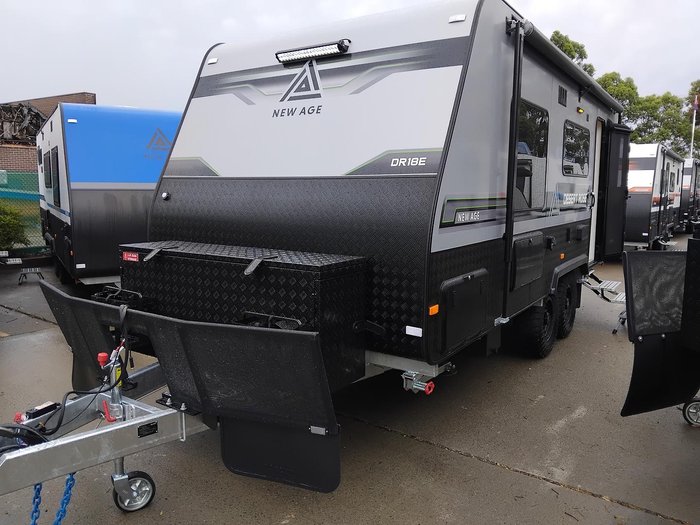 2025 New Age Caravans Dr18e Desert Rose Full Off Road Couples Van