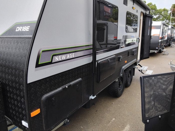 2025 New Age Caravans Dr18e Desert Rose Full Off Road Couples Van