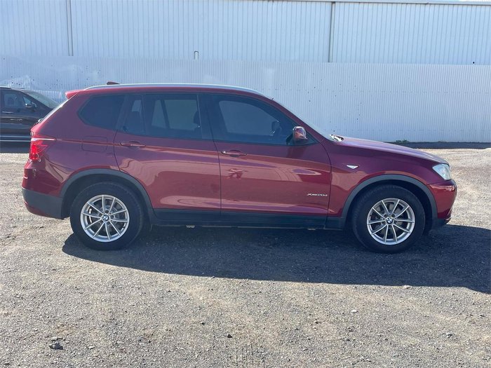 2011 BMW X3 xDrive20d F25 MY12 4X4 Constant Vermilion Red