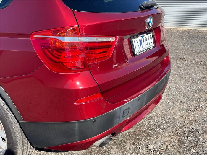 2011 BMW X3 xDrive20d F25 MY12 4X4 Constant Vermilion Red