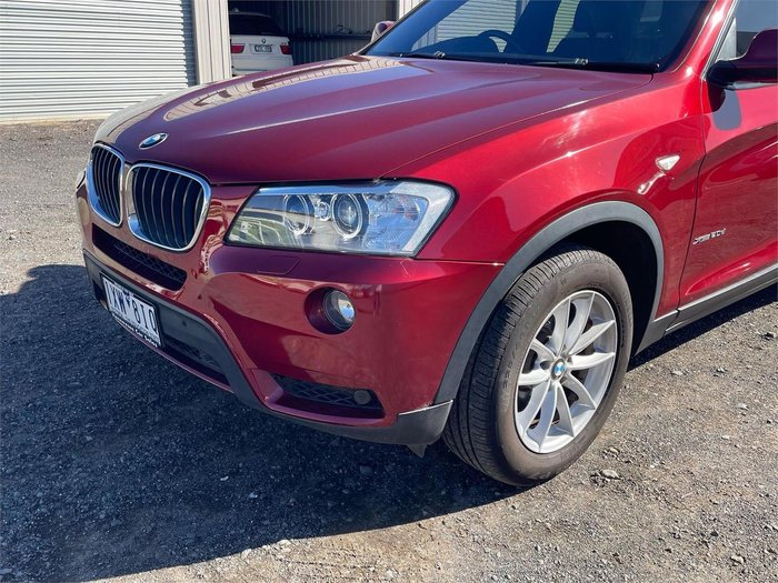 2011 BMW X3 xDrive20d F25 MY12 4X4 Constant Vermilion Red