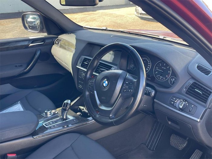 2011 BMW X3 xDrive20d F25 MY12 4X4 Constant Vermilion Red