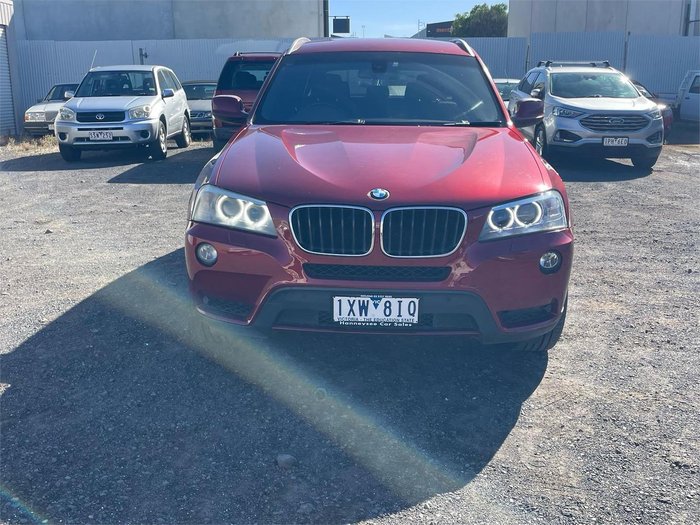 2011 BMW X3 xDrive20d F25 MY12 4X4 Constant Vermilion Red