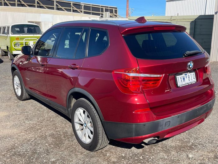 2011 BMW X3 xDrive20d F25 MY12 4X4 Constant Vermilion Red