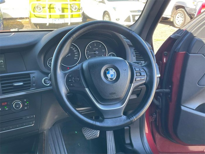 2011 BMW X3 xDrive20d F25 MY12 4X4 Constant Vermilion Red