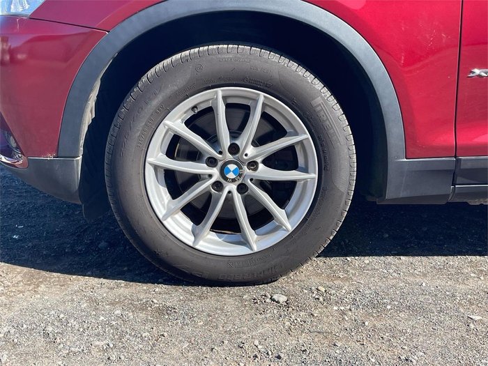 2011 BMW X3 xDrive20d F25 MY12 4X4 Constant Vermilion Red