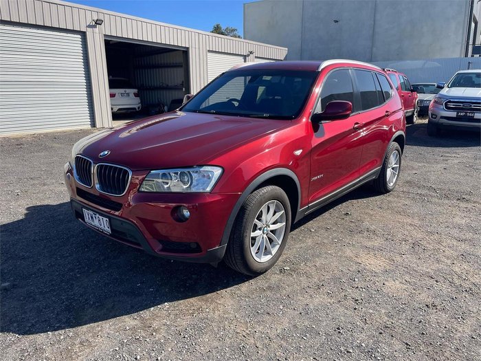 2011 BMW X3 xDrive20d F25 MY12 4X4 Constant Vermilion Red