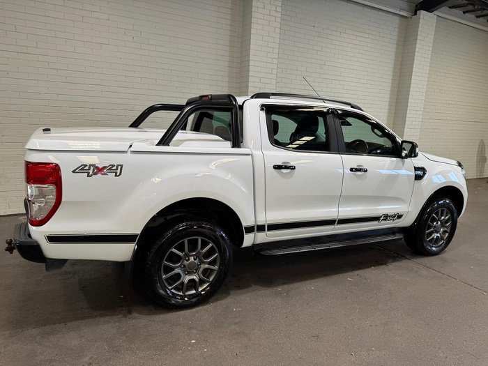 2018 Ford Ranger FX4 PX MkII MY18 4X4 Dual Range Frozen White