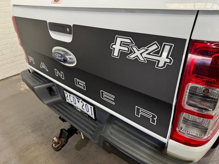 2018 Ford Ranger FX4 PX MkII MY18 4X4 Dual Range Frozen White