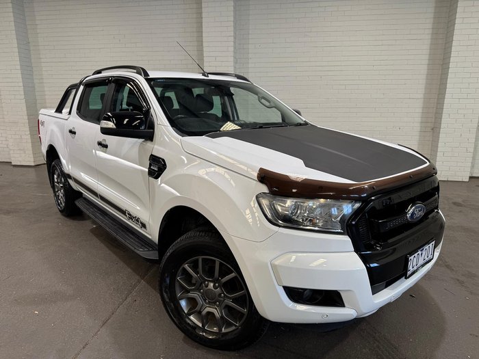 2018 Ford Ranger FX4 PX MkII MY18 4X4 Dual Range Frozen White