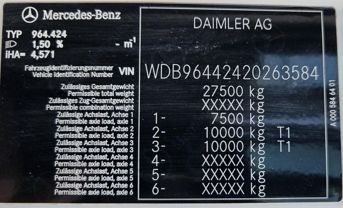 2018 Mercedes-Benz Actros 2763LS WHITE