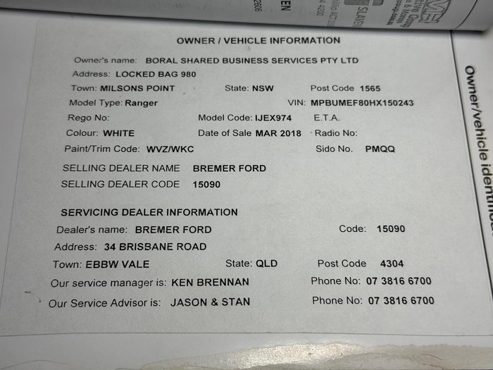 2018 Ford Ranger XL