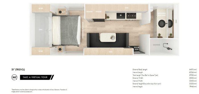 2025 Lotus Caravans Trooper Tr21cl 21'