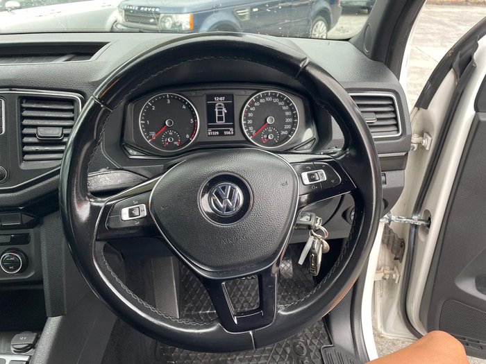 2020 Volkswagen Amarok TDI580 Highline Black 2H MY20 4X4 Constant Candy White
