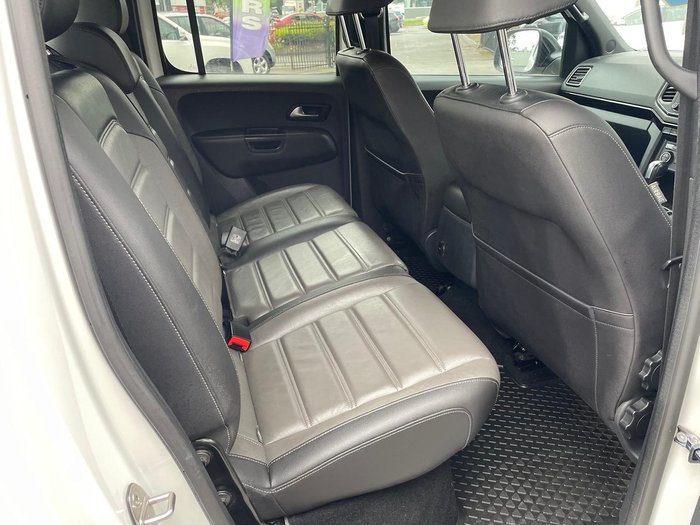 2020 Volkswagen Amarok TDI580 Highline Black 2H MY20 4X4 Constant Candy White