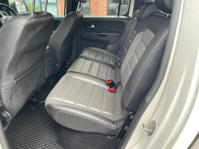 2020 Volkswagen Amarok TDI580 Highline Black 2H MY20 4X4 Constant Candy White