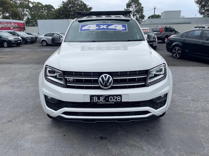 2020 Volkswagen Amarok TDI580 Highline Black 2H MY20 4X4 Constant Candy White
