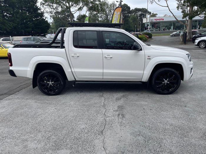 2020 Volkswagen Amarok TDI580 Highline Black 2H MY20 4X4 Constant Candy White