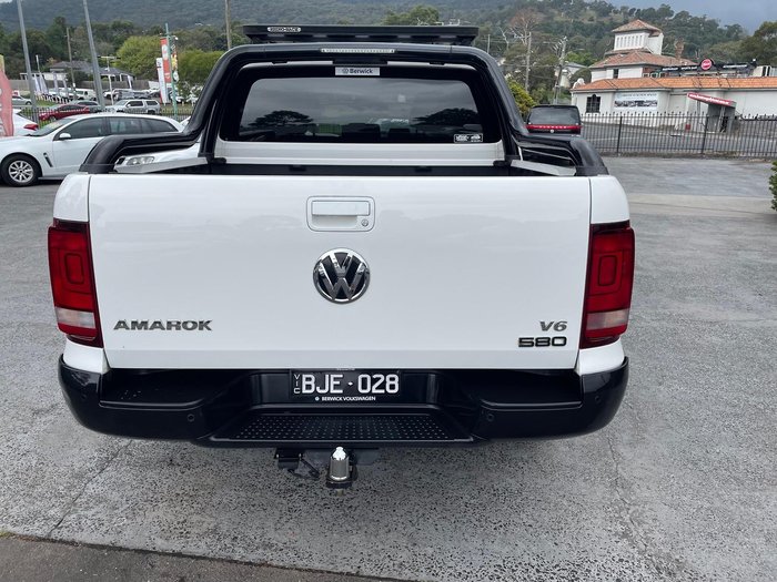 2020 Volkswagen Amarok TDI580 Highline Black 2H MY20 4X4 Constant Candy White
