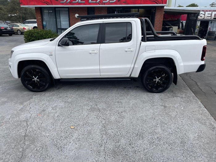 2020 Volkswagen Amarok TDI580 Highline Black 2H MY20 4X4 Constant Candy White