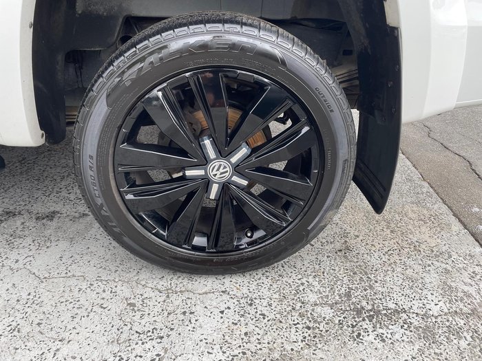 2020 Volkswagen Amarok TDI580 Highline Black 2H MY20 4X4 Constant Candy White